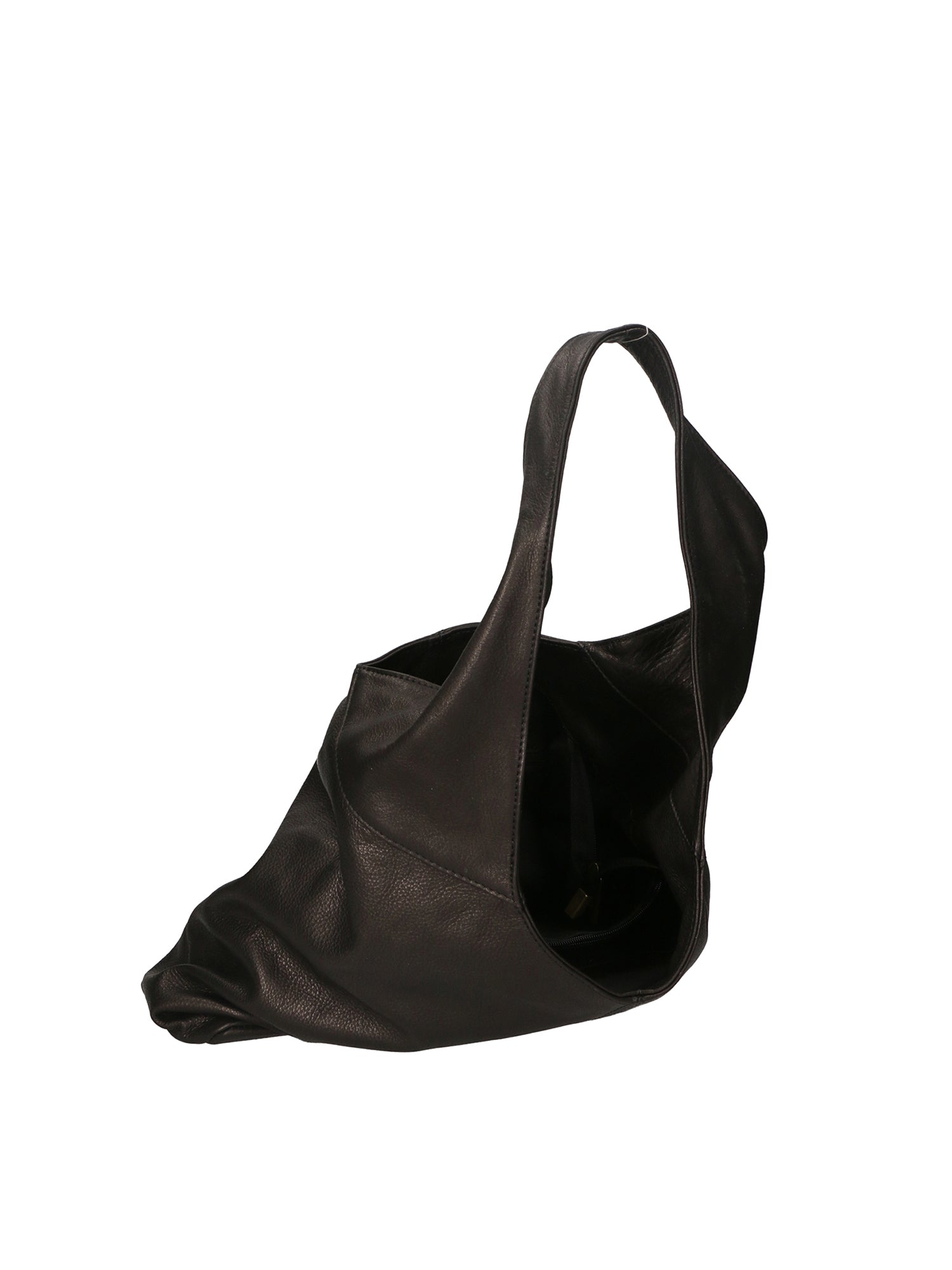 Coco Borsa a spalla da donna Vera pelle 6170-NERO BLACK Gave Lux