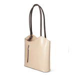 Fabiola Borsa a spalla da donna 100% pelle 9039-TAUPE TMORO Gave Lux