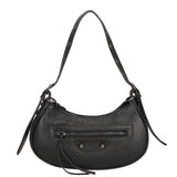Galatea Borsa a spalla da donna Vera pelle 05708-D28 NERO BLACK Gave Lux