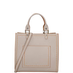 Borsa a mano da donna 100% vera pelle 07262-P 603 TAUPE CHIARO Roberta Rossi