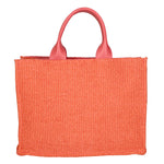 Allison Borsa a spalla da donna Paglia e pelle 05117-524 S42 CORALLO Gave Lux