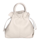 Giada Borsa a mano da donna 100% pelle 05837-D86 GRIGIO PERLA Gave Lux