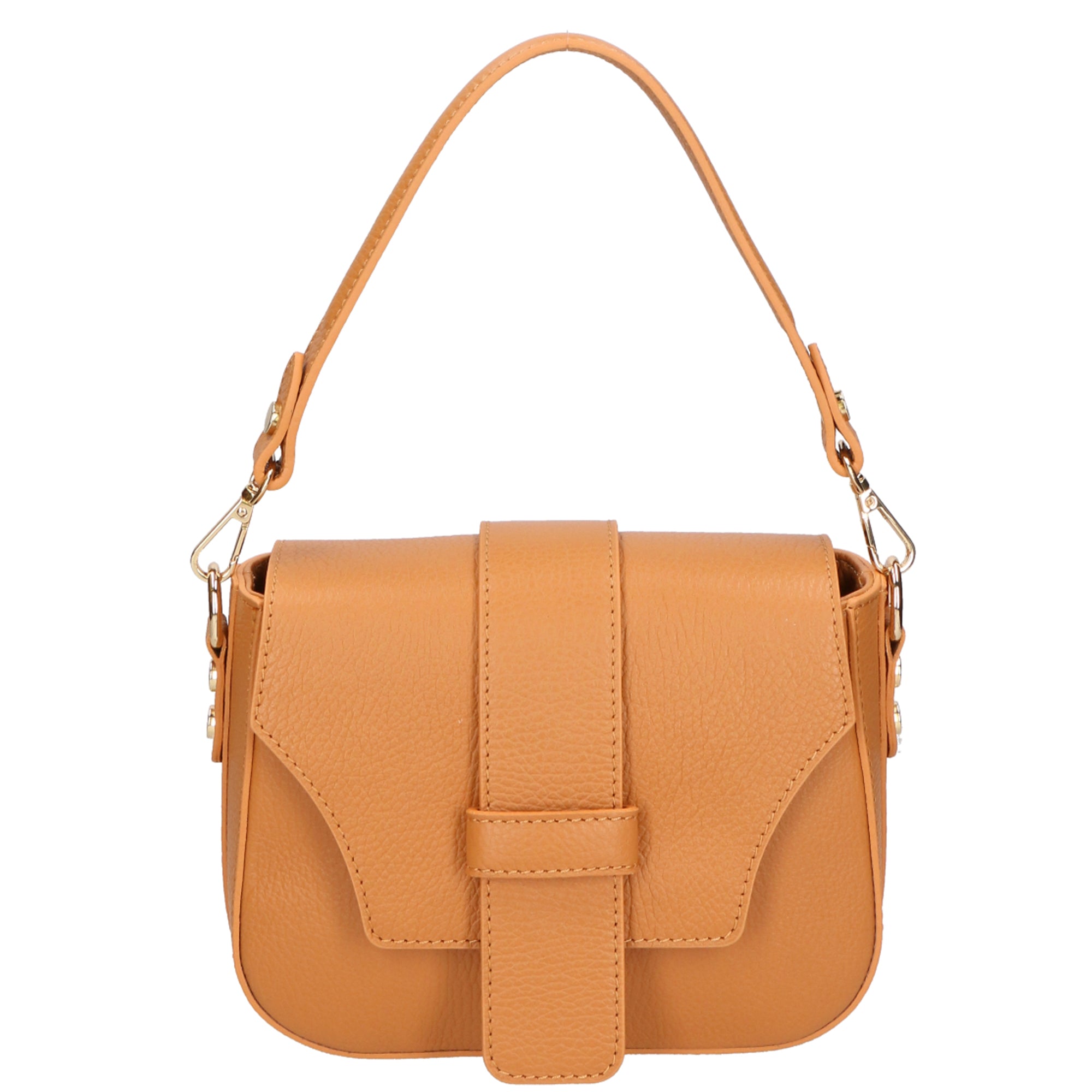 Ileana Borsa a spalla da donna Vera pelle 06282-D44 CUOIO COGNAC Gave Lux