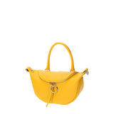 Mae Borsa a mano da donna Vera pelle 07142-D04 GIALLO Viola Castellani