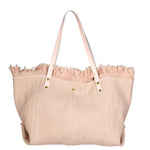 Agnese Borsa Shopper da donna Cotone e pelle 04649-D13 ROSA PINK Gave Lux