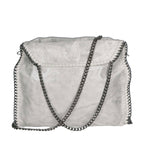 Willelmina Borsa a spalla da donna 100% PU Leather N-9606-BIANCO Gave Lux