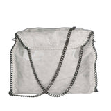 Willelmina Borsa a spalla da donna 100% PU Leather N-9606-BIANCO Gave Lux