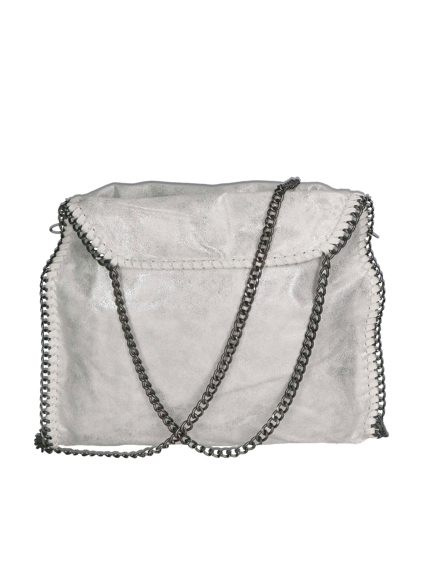 Willelmina Borsa a spalla da donna 100% PU Leather N-9606-BIANCO Gave Lux