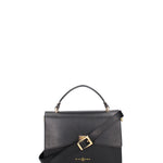 Borsa a mano da donna 100% vera pelle JR-W-1103-BX-BLACK + GOLD John Richmond