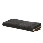 Carmela Portafoglio donna vera pelle Zip 10033-NERO Gave Lux