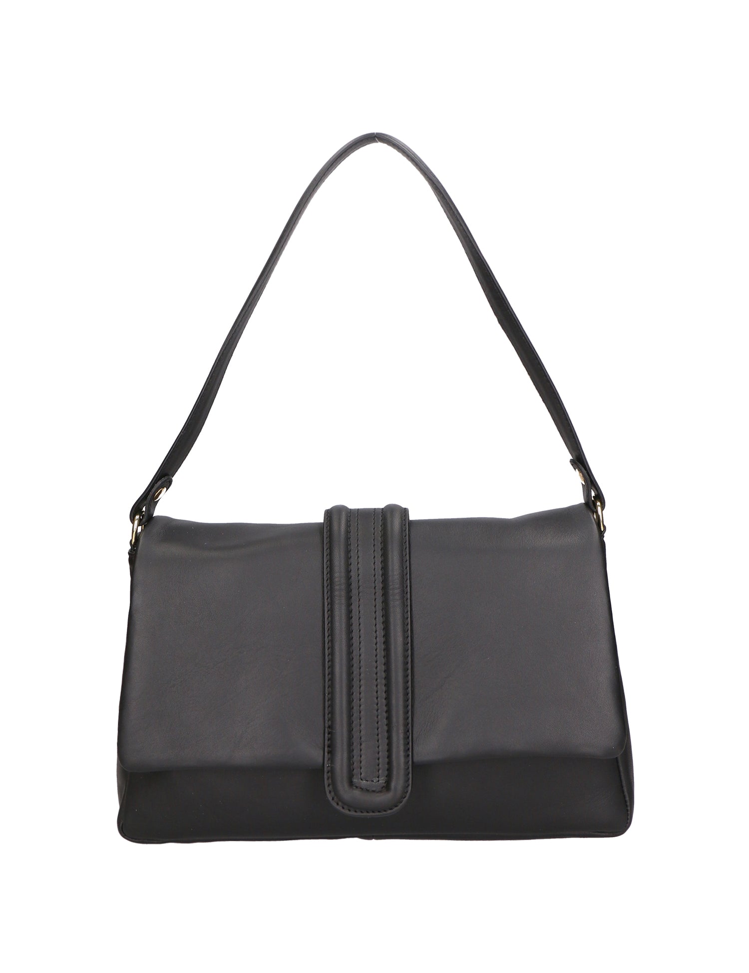 Jasmine Borsa a spalla da donna Vera pelle 06496-NERO Gave Lux