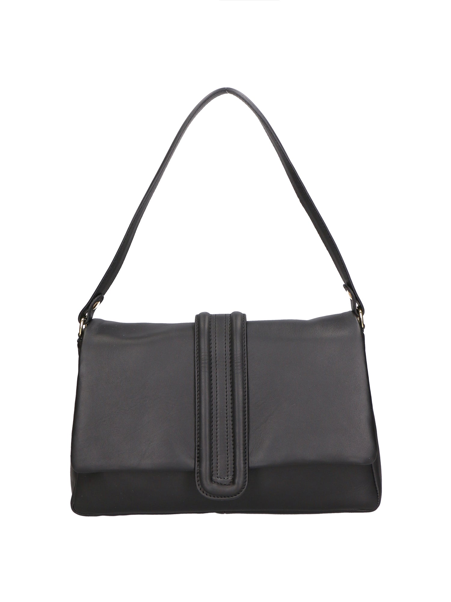 Jasmine Borsa a spalla da donna Vera pelle 06496-NERO Gave Lux
