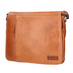 Borsa a tracolla unisex vera pelle 100% pelle SN5862247-TAN Santini Firenze