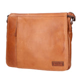 Borsa a tracolla unisex vera pelle 100% pelle SN5862247-TAN Santini Firenze