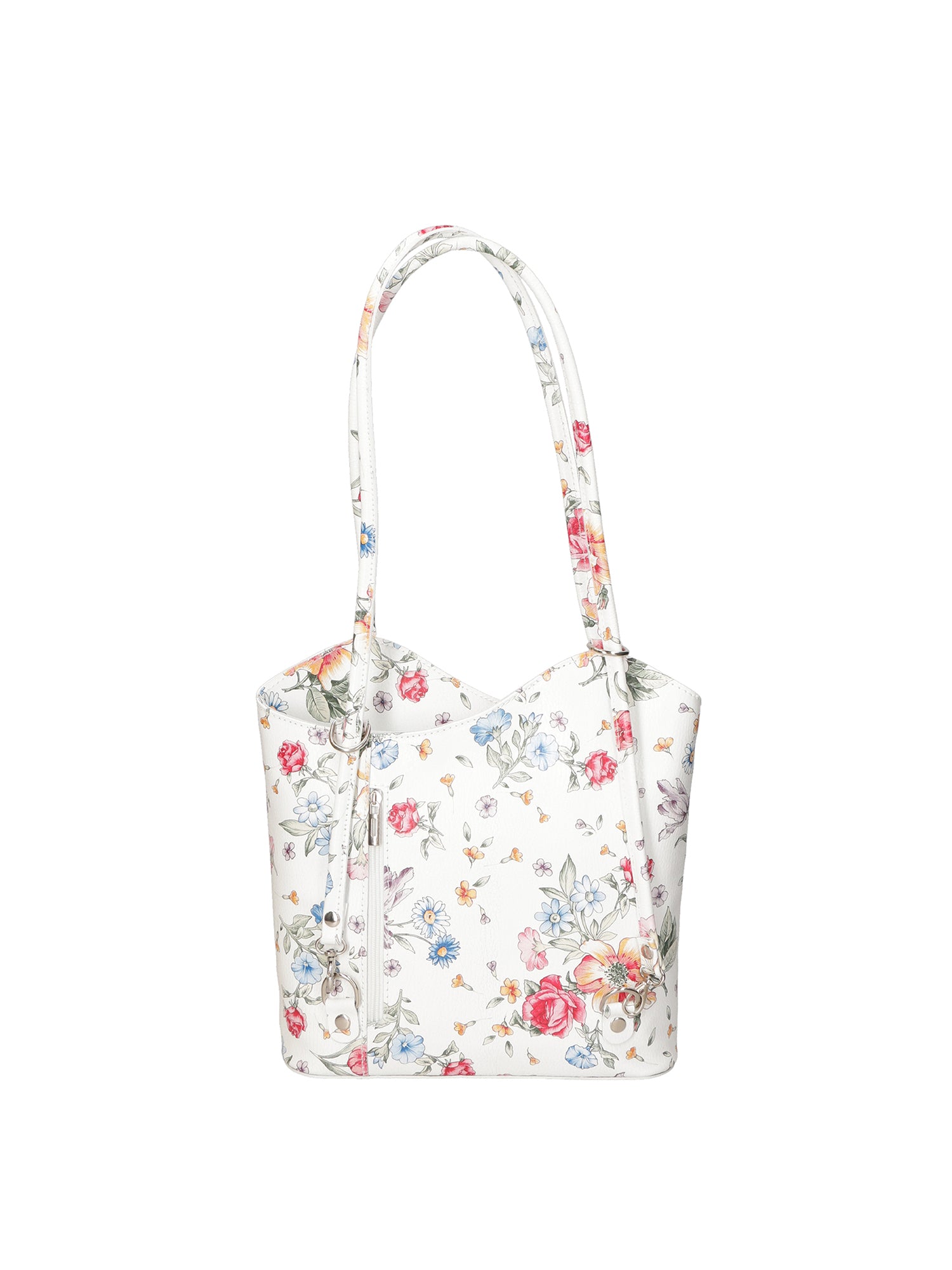 Elsa Borsa a spalla da donna Vera pelle 80056-BIANCO WHITE Gave Lux