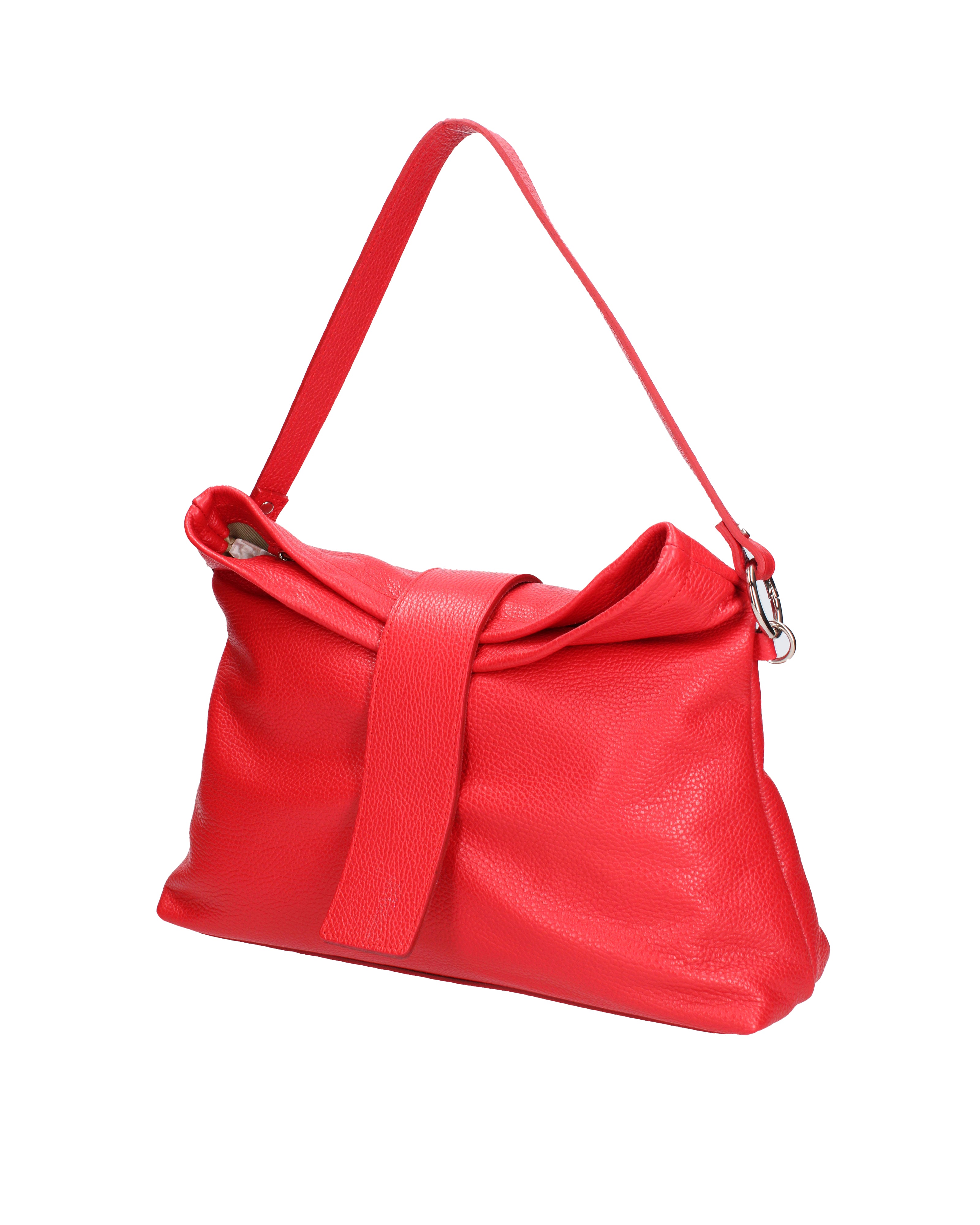 Grace Borsa a spalla da donna Vera pelle 07158-D58 ROSSO FUOCO Viola Castellani