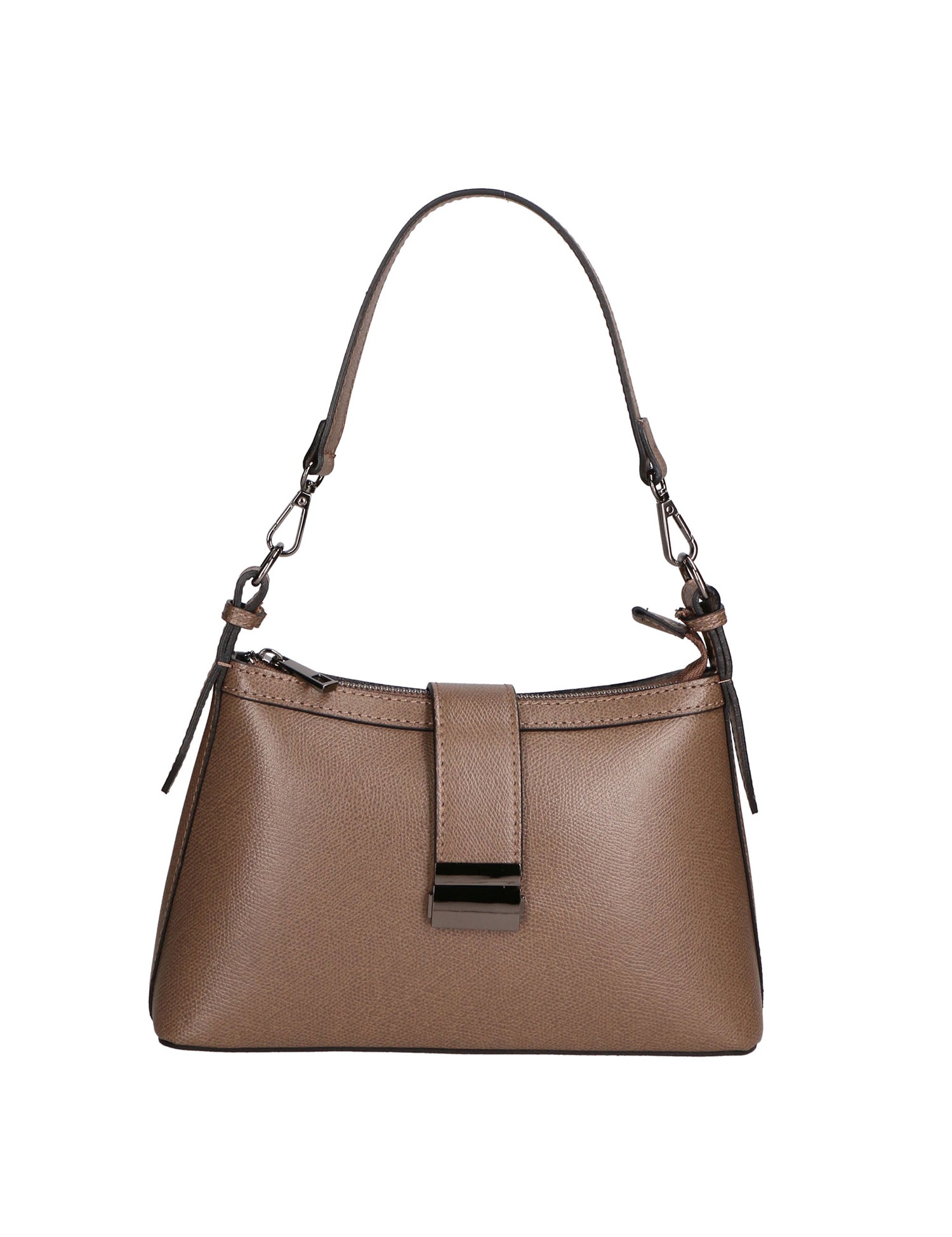 Aurelia Borsa a spalla da donna Vera pelle 05694-PL40 TAUPE Gave Lux