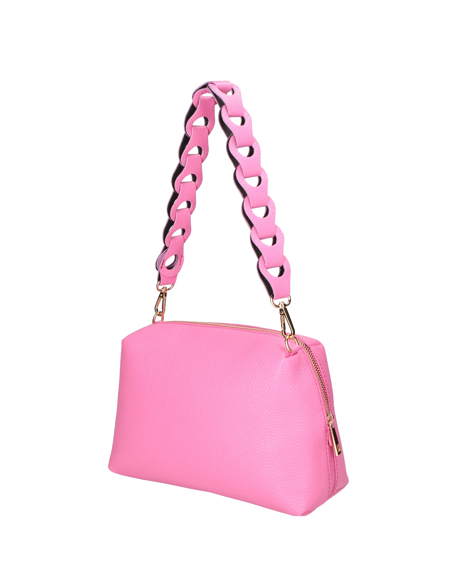 Livia Borsa a spalla da donna Vera pelle 06443-PINK Gave Lux