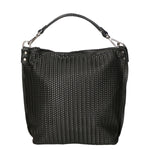 Elga Borsa a spalla da donna Vera pelle 80051-NERO Gave Lux