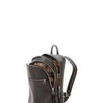 Zaino in vera pelle unisex 100% cotone 4316-NERO Alessia Firenze