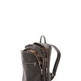 Zaino in vera pelle unisex 100% cotone 4316-NERO Alessia Firenze