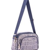 Borsa a tracolla da donna Ecopelle BC1376-BLU B Cavalli