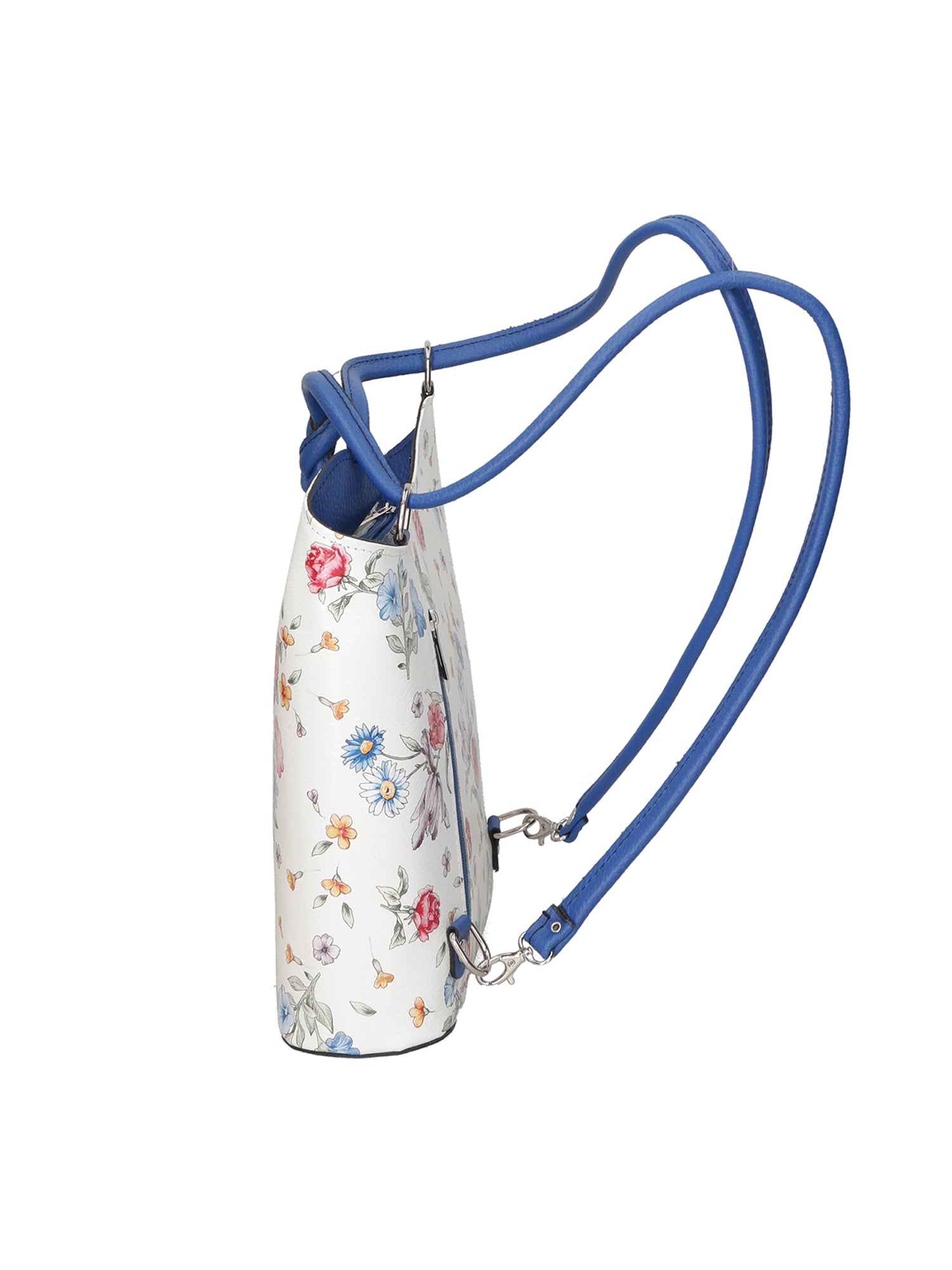 Elsa Borsa a spalla da donna Vera pelle 80056-D22 BLUETTE ROYAL BLU Gave Lux