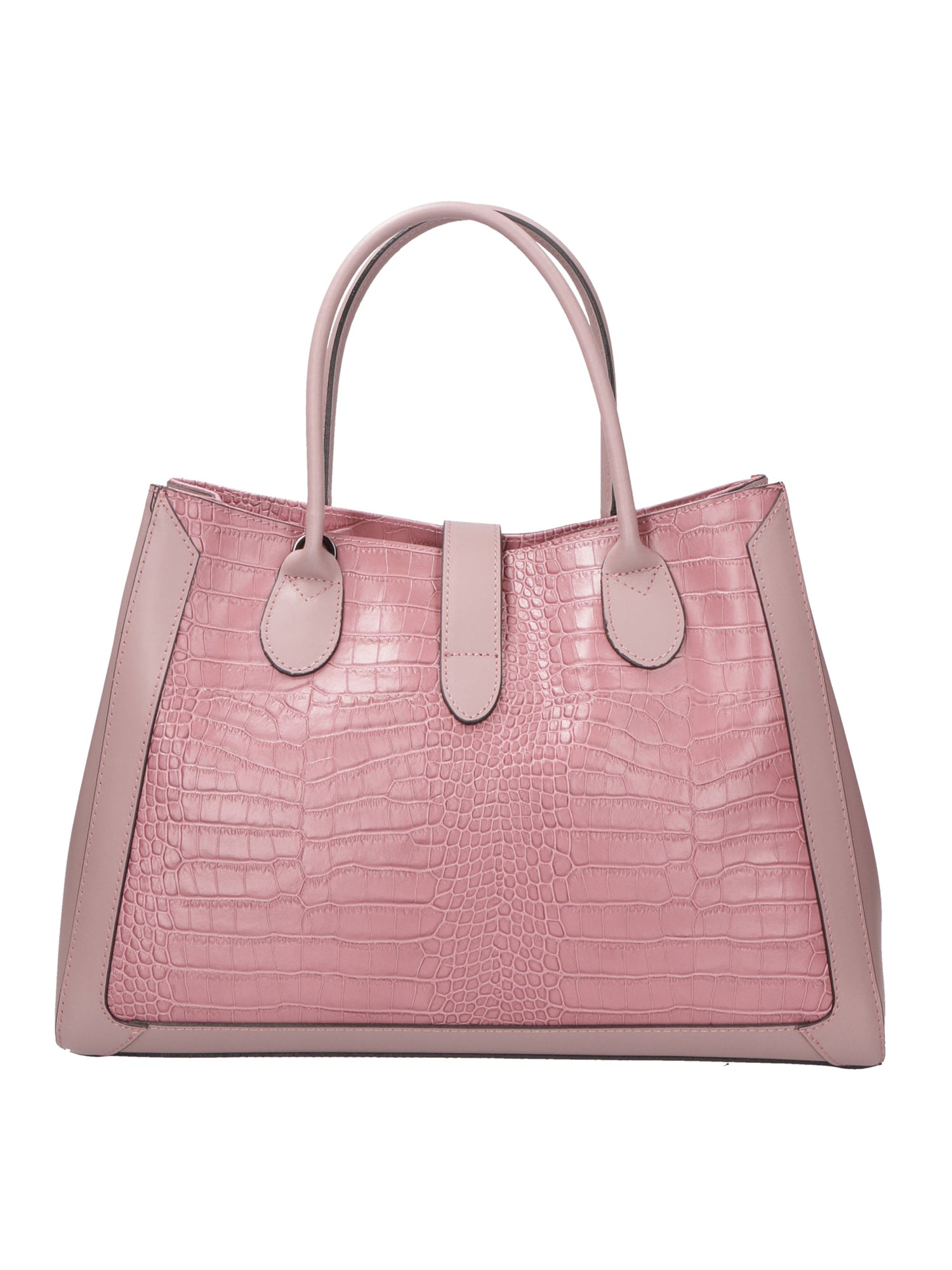 Aurora Borsa a mano da donna Vera pelle croco 05698- C73 ROSA ANTICO Gave Lux