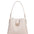 Borsa a spalla da donna 100% pelle vegana PU 713-3PT-BEIGE Diana&co