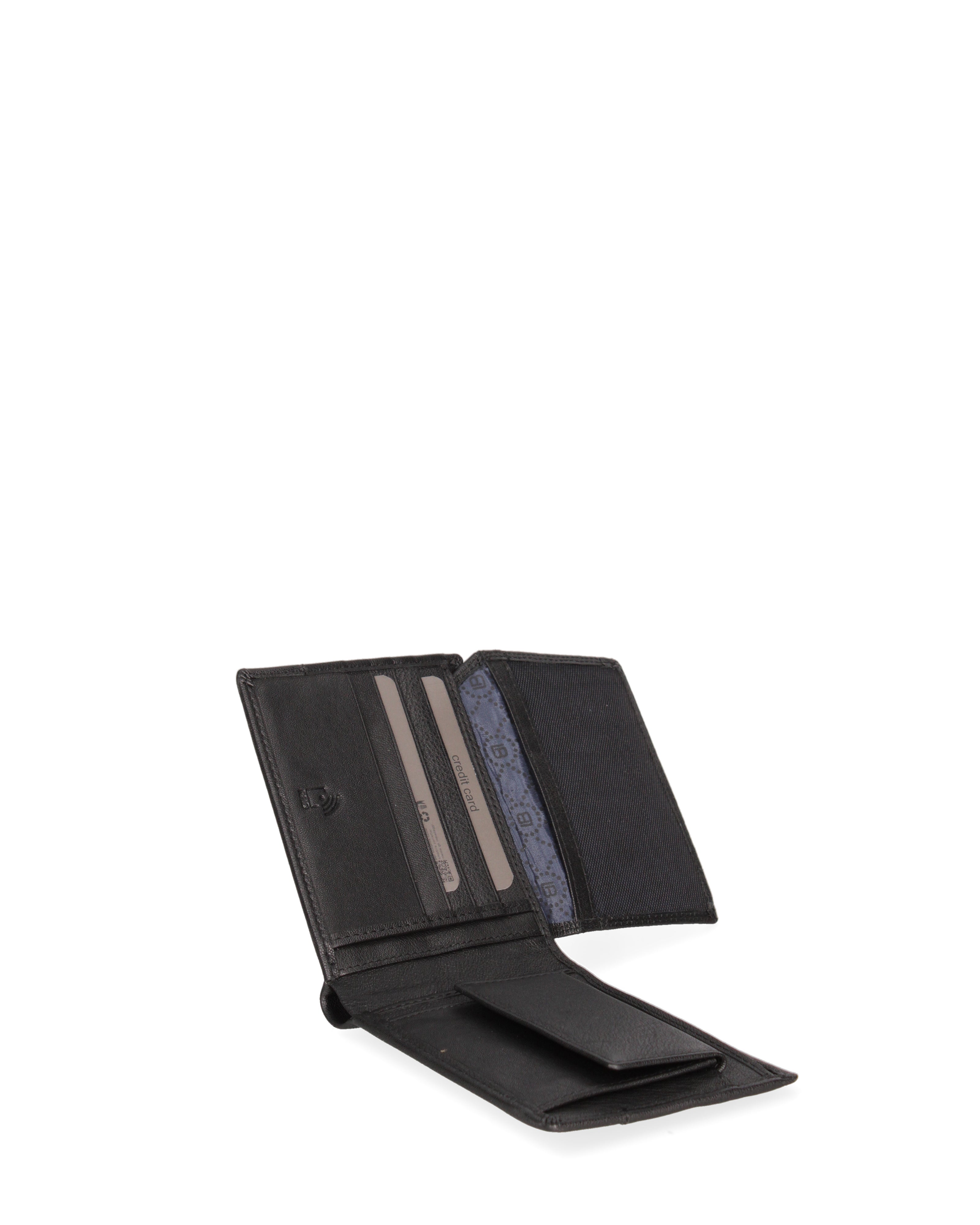 Portafoglio uomo in vera pelle Casual LB7611-04-NERO Laura Biagiotti