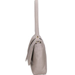 Jasmine Borsa a spalla da donna Vera pelle 06496-S77 GRIGIO PERLA Gave Lux