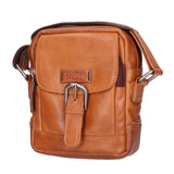 Borsa a tracolla unisex vera pelle 100% Made in Italy SN5863747-TAN Santini Firenze