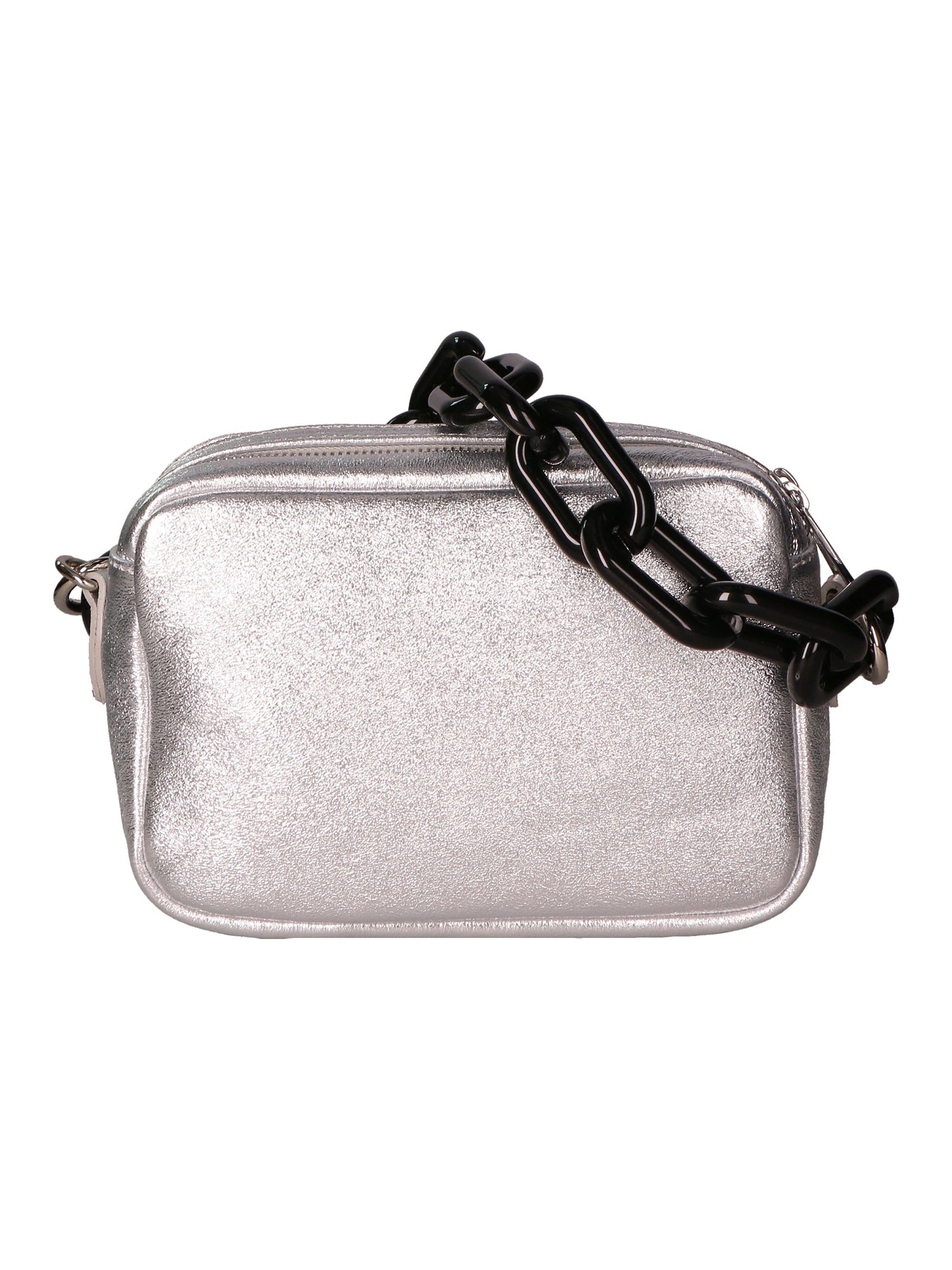 Barbara Borsa a spalla da donna Vera pelle 05706-L001 ARGENTO Gave Lux