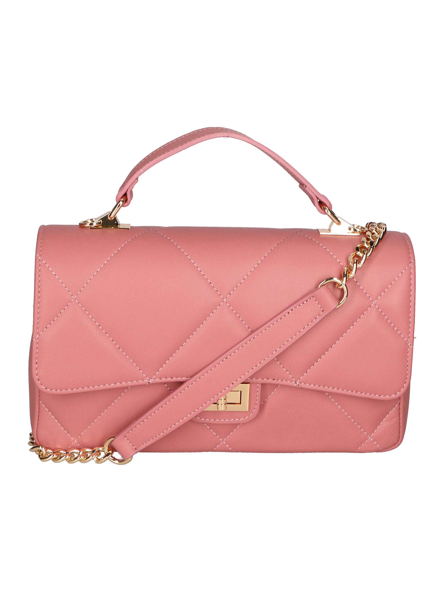 Vita Borsa a spalla da donna Vera pelle 06879-S73 ROSA ANTICO Gave Lux