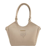 Borsa a Spalla in Pvc Verde Militare