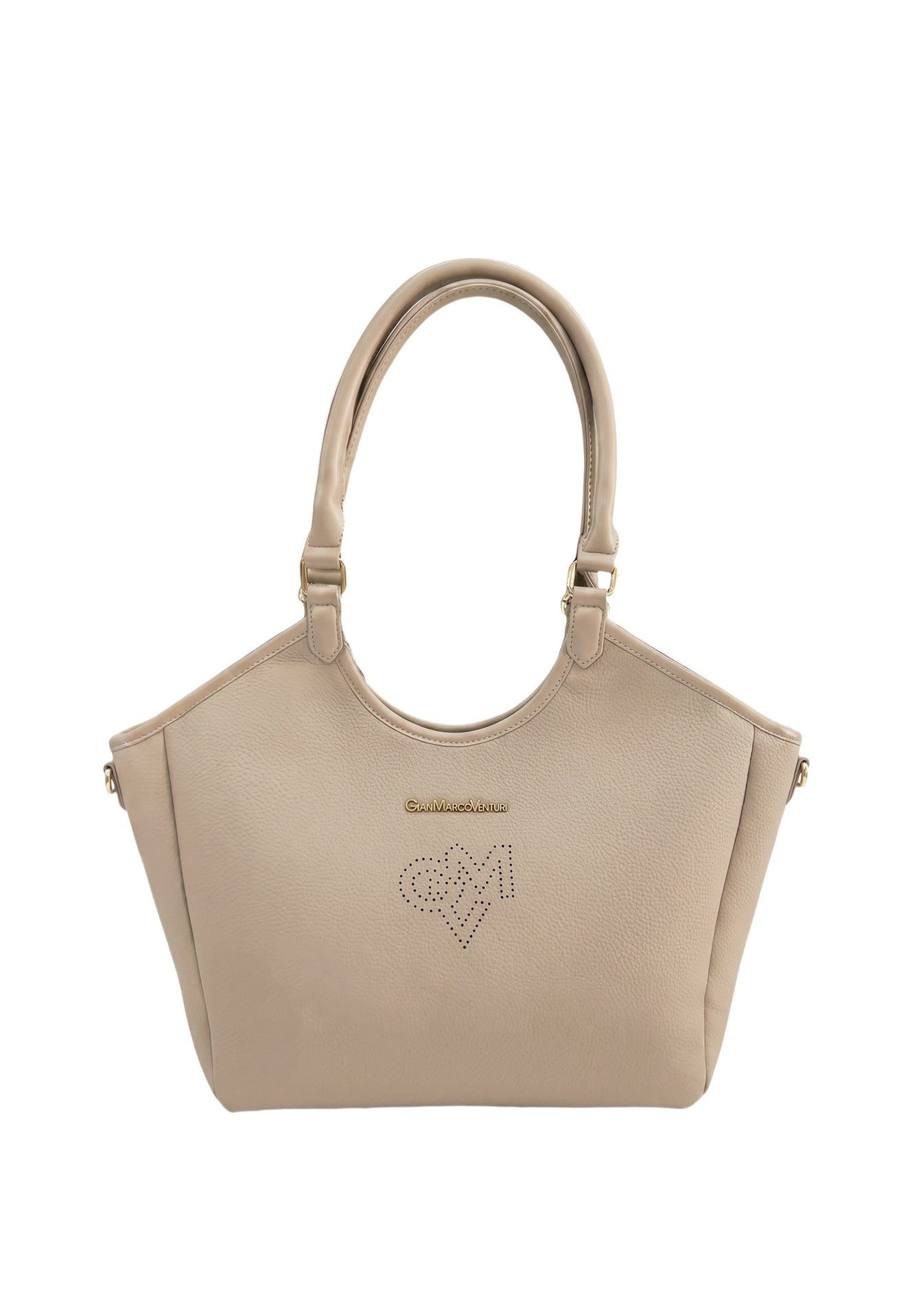 Borsa a Spalla in Pvc Verde Militare