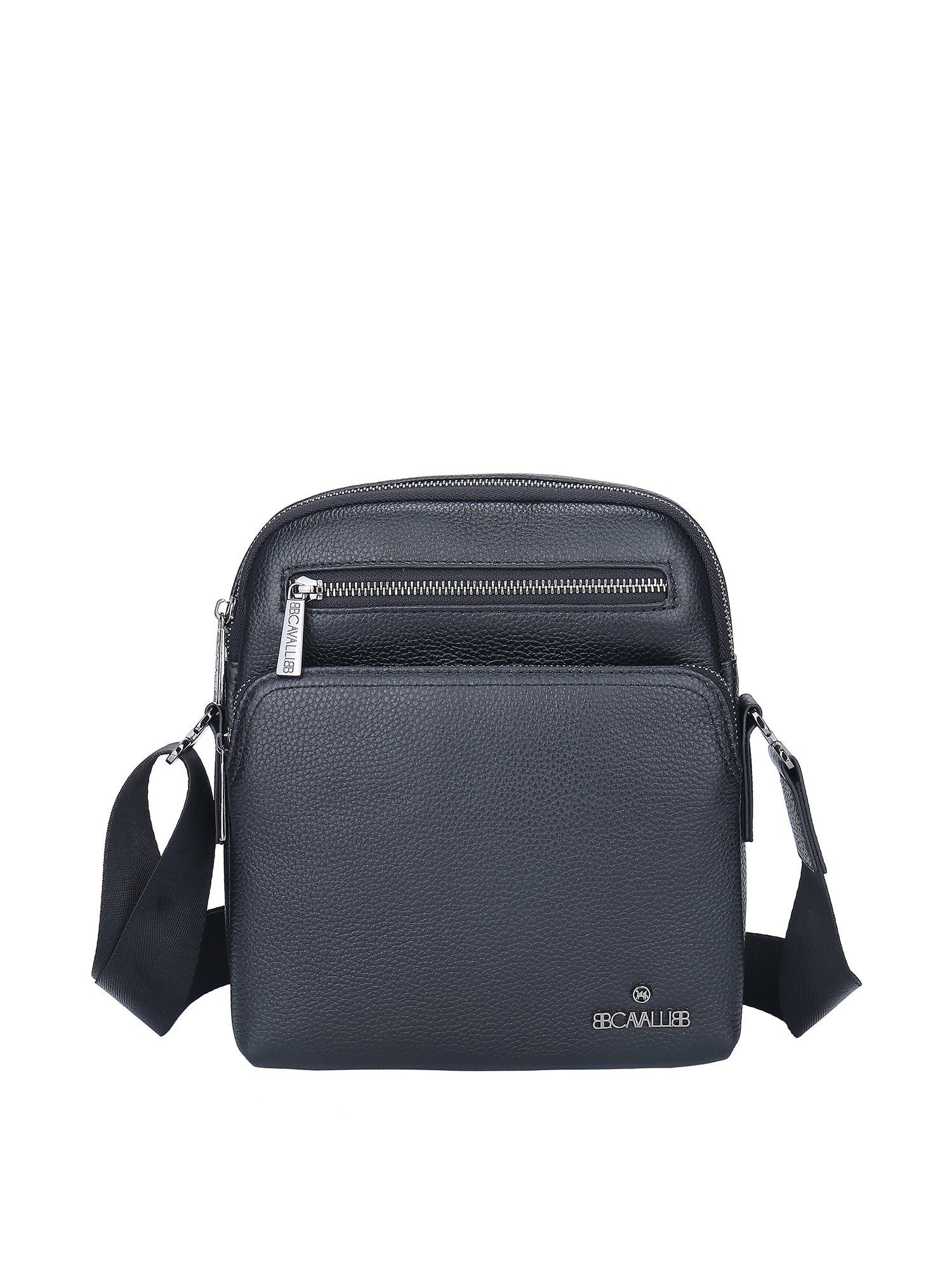 Borsa a tracolla uomo vera pelle Casual BC1485-BLACK B Cavalli