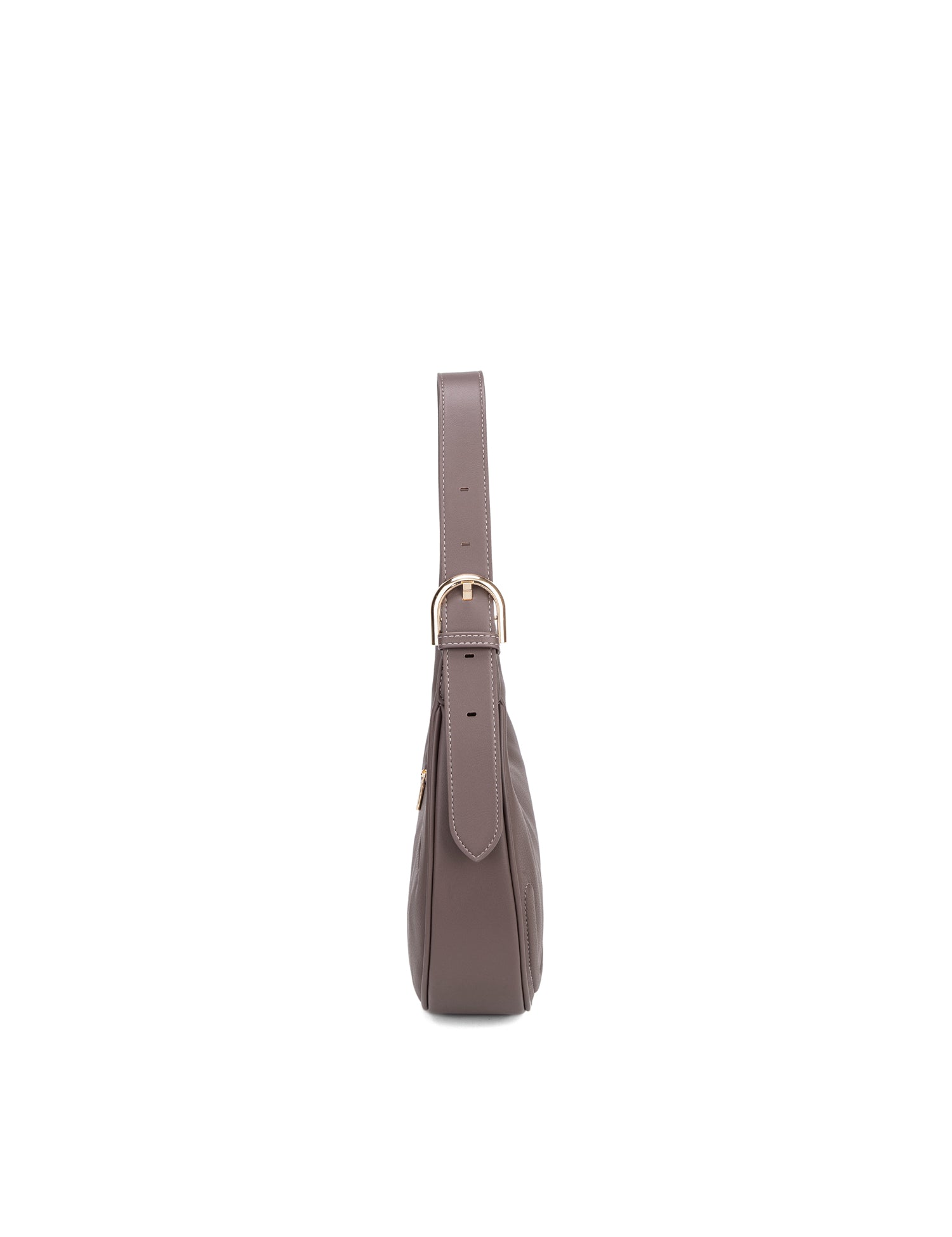 Borsa a Spalla in 100% Pu Vegan Leather Grigio