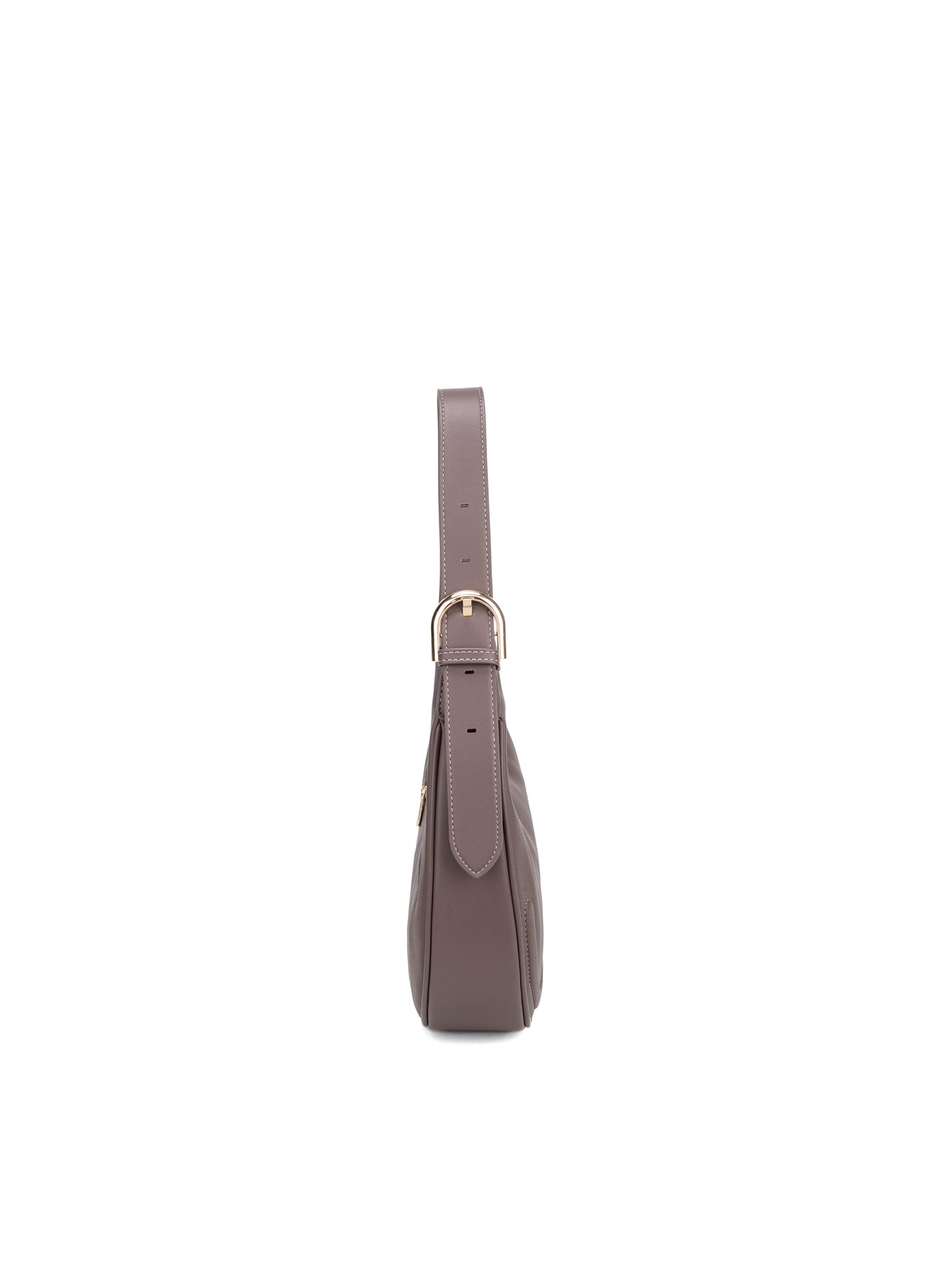Borsa a Spalla in 100% Pu Vegan Leather Grigio