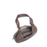 Borsa a Spalla in 100% Pu Vegan Leather Grigio