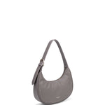 Borsa a Spalla in 100% Pu Vegan Leather Beige Scuro