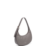 Borsa a Spalla in 100% Pu Vegan Leather Beige Scuro