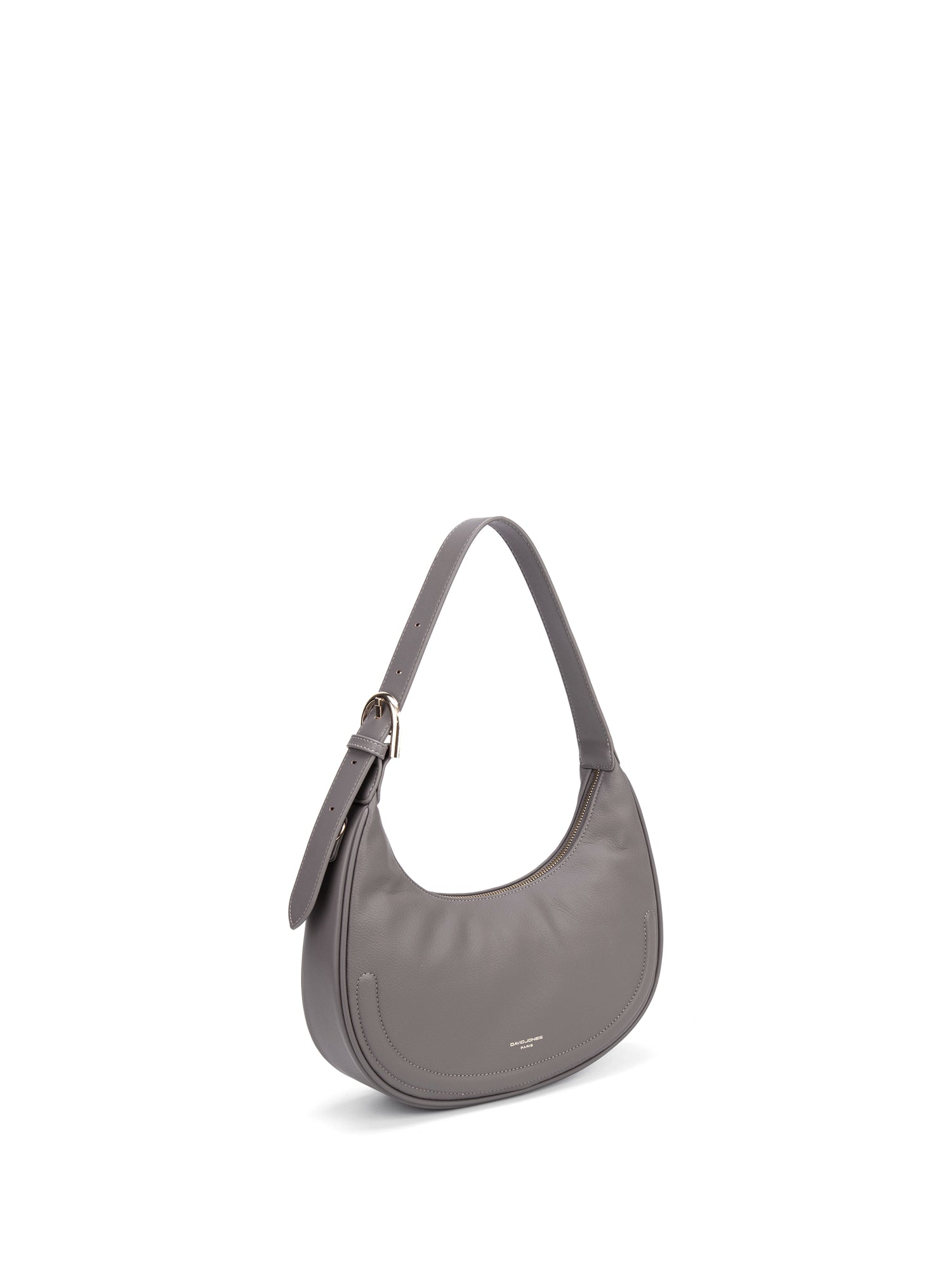 Borsa a Spalla in 100% Pu Vegan Leather Beige Scuro