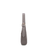 Borsa a Spalla in 100% Pu Vegan Leather Beige Scuro