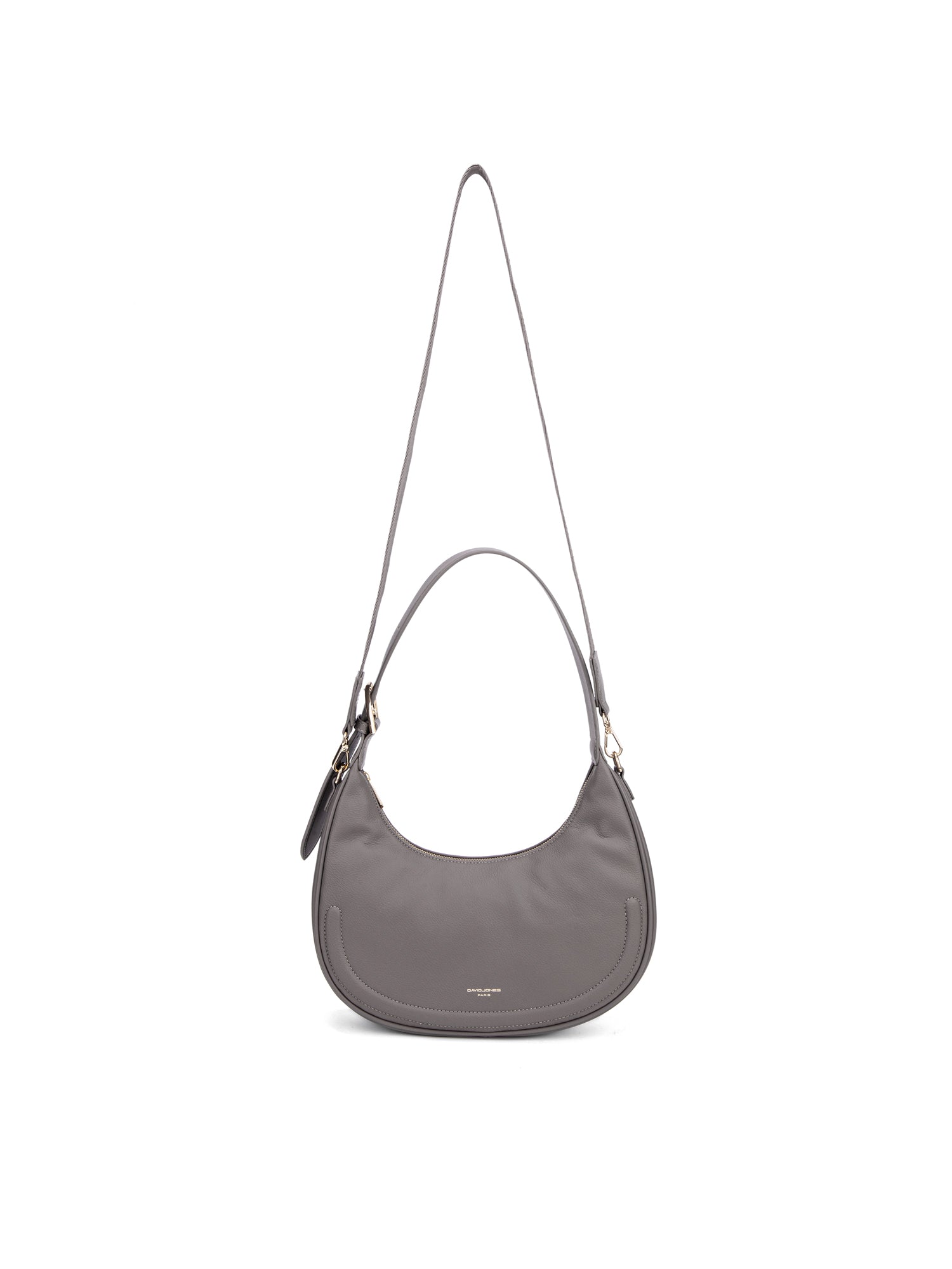 Borsa a Spalla in 100% Pu Vegan Leather Beige Scuro