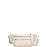 Marsupio da donna in vera pelle 100% pelle 07240-D37 LATTE Roberta Rossi