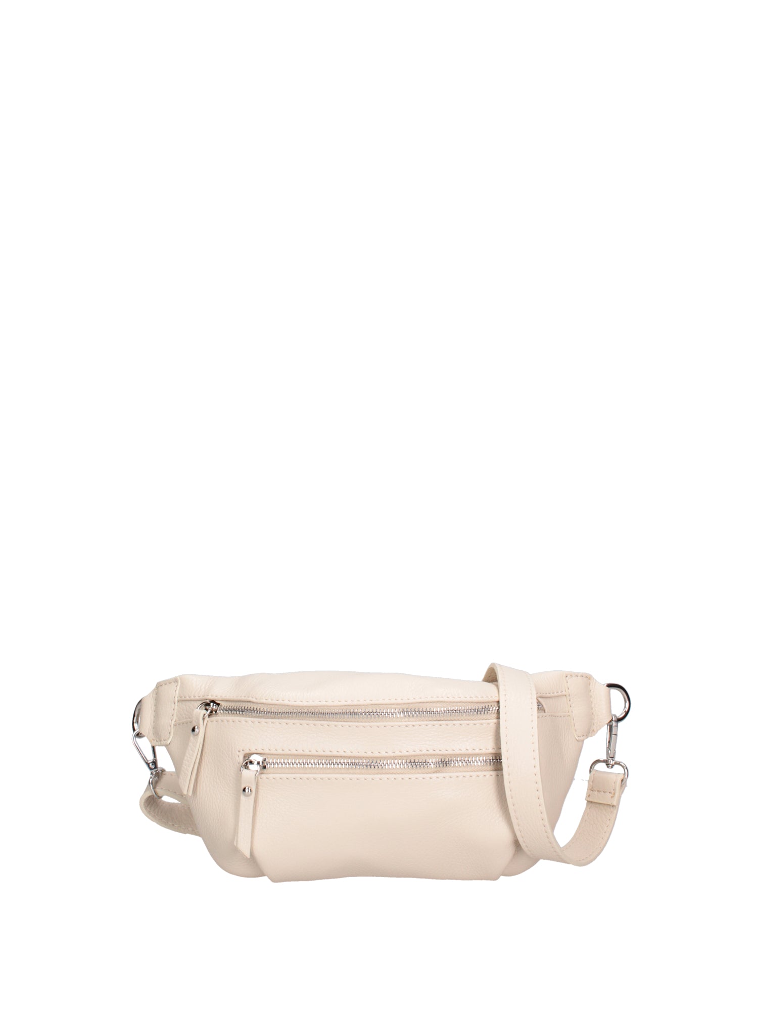 Marsupio da donna in vera pelle 100% pelle 07240-D37 LATTE Roberta Rossi