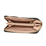 Portafoglio donna in vera pelle 100% Made in Italy MYB-7046-SS-D28 NERO BLACK My Best Bag