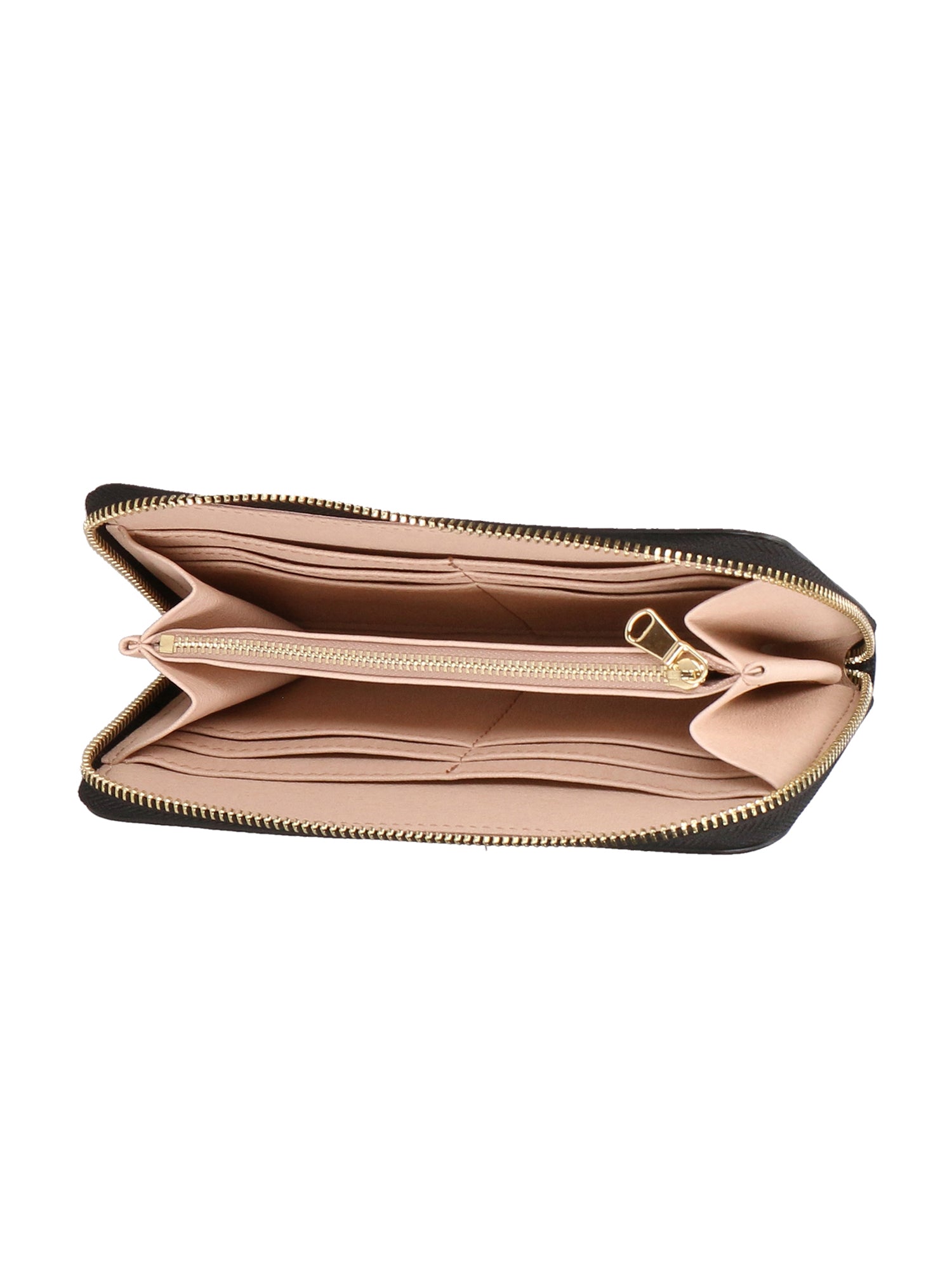Portafoglio donna in vera pelle 100% Made in Italy MYB-7046-SS-D28 NERO BLACK My Best Bag