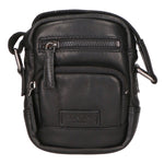 Borsa a tracolla unisex vera pelle Made in Italy SN5863147-BLACK Santini Firenze